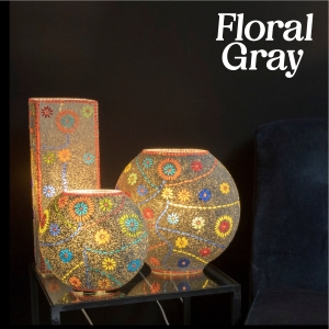 famille 98 - Floral Gray